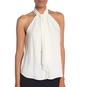 Joie Leikyn Fringe halter top